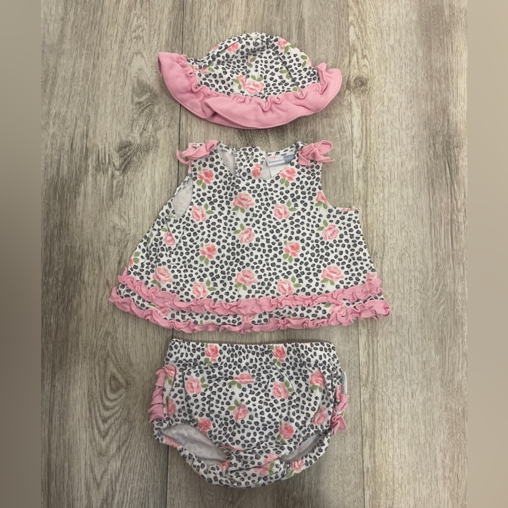 Vitamins Baby 3 Month Girls Outfit With Hat